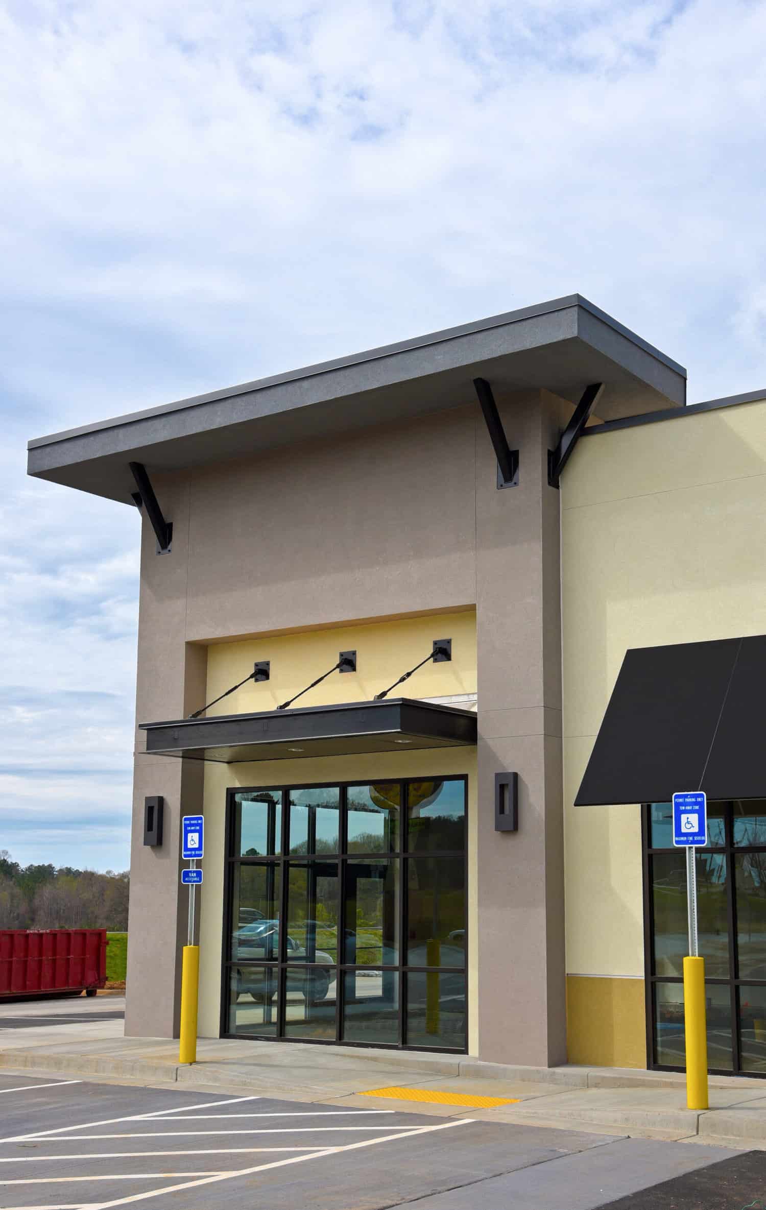 commercial painting - high-heat areas